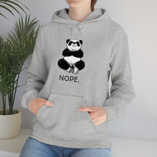 Load image into Gallery viewer, "Panda Nope" Unisex Heavy Blend™ Hooded Sweatshirt