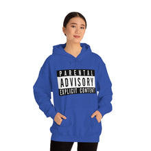 Load image into Gallery viewer, "Parental Advisory" Unisex Heavy Blend™ Hooded Sweatshirt