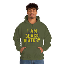 Load image into Gallery viewer, "I Am Black History" Unisex Heavy Blend™ Hooded Sweatshirt