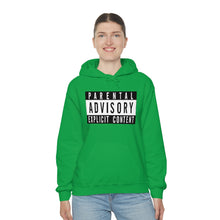 Load image into Gallery viewer, "Parental Advisory" Unisex Heavy Blend™ Hooded Sweatshirt