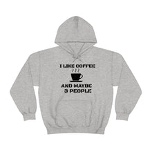 Load image into Gallery viewer, "I Like Coffee" Unisex Heavy Blend™ Hooded Sweatshirt