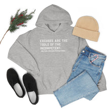 Load image into Gallery viewer, "Excuses" Unisex Heavy Blend™ Hooded Sweatshirt