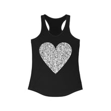 Load image into Gallery viewer, Women's "Heart" Ideal Racerback Tank