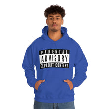 Load image into Gallery viewer, "Parental Advisory" Unisex Heavy Blend™ Hooded Sweatshirt