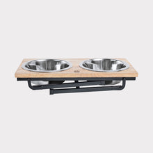 Load image into Gallery viewer, Wood &amp; Metal Elevated Feeder