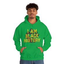 Load image into Gallery viewer, "I Am Black History" Unisex Heavy Blend™ Hooded Sweatshirt