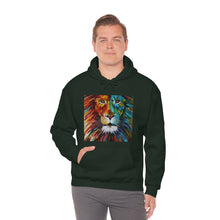 Load image into Gallery viewer, "Abstract Lion" Unisex Heavy Blend™ Hooded Sweatshirt
