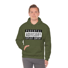 Load image into Gallery viewer, "Parental Advisory" Unisex Heavy Blend™ Hooded Sweatshirt