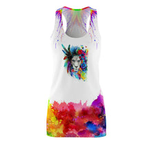 Load image into Gallery viewer, Women's "Floral Lion" Racerback Dress