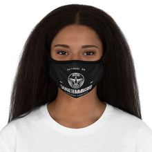 Load image into Gallery viewer, Unisex "Savage Hummingbird" Black Fitted Polyester Face Mask