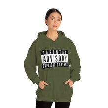Load image into Gallery viewer, "Parental Advisory" Unisex Heavy Blend™ Hooded Sweatshirt