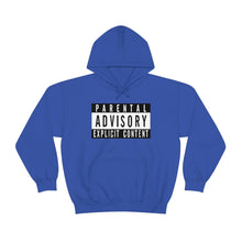Load image into Gallery viewer, "Parental Advisory" Unisex Heavy Blend™ Hooded Sweatshirt