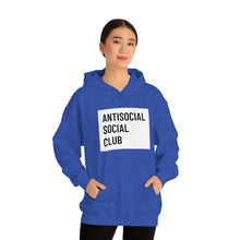 Load image into Gallery viewer, "Antisocial Social Club" Unisex Heavy Blend™ Hooded Sweatshirt