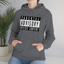 Load image into Gallery viewer, "Parental Advisory" Unisex Heavy Blend™ Hooded Sweatshirt