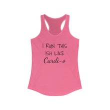 Load image into Gallery viewer, Woman's "Cardi-o" Ideal Racerback Tank