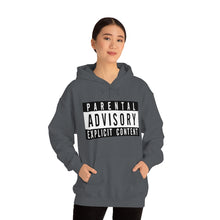 Load image into Gallery viewer, "Parental Advisory" Unisex Heavy Blend™ Hooded Sweatshirt