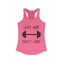 Load image into Gallery viewer, Women's "Gym Hair Don't Care" Ideal Racerback Tank