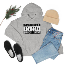 Load image into Gallery viewer, "Parental Advisory" Unisex Heavy Blend™ Hooded Sweatshirt