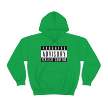 Load image into Gallery viewer, "Parental Advisory" Unisex Heavy Blend™ Hooded Sweatshirt
