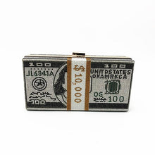 Load image into Gallery viewer, Cash Dollars Crystal Clutch with Rhinestones