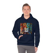 Load image into Gallery viewer, "Abstract Lion" Unisex Heavy Blend™ Hooded Sweatshirt