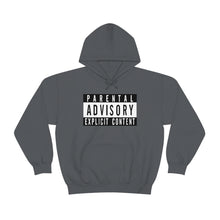 Load image into Gallery viewer, "Parental Advisory" Unisex Heavy Blend™ Hooded Sweatshirt