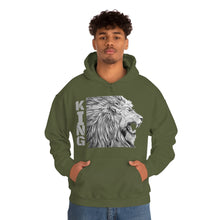 Load image into Gallery viewer, "King Lion" Unisex Heavy Blend™ Hooded Sweatshirt