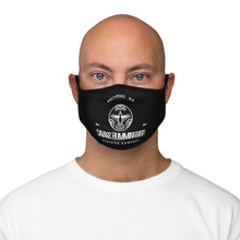 Load image into Gallery viewer, Unisex "Savage Hummingbird" Black Fitted Polyester Face Mask