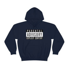 Load image into Gallery viewer, "Parental Advisory" Unisex Heavy Blend™ Hooded Sweatshirt