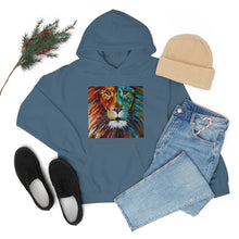 Load image into Gallery viewer, "Abstract Lion" Unisex Heavy Blend™ Hooded Sweatshirt