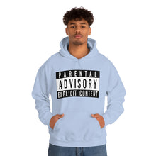 Load image into Gallery viewer, "Parental Advisory" Unisex Heavy Blend™ Hooded Sweatshirt