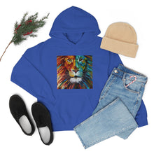 Load image into Gallery viewer, "Abstract Lion" Unisex Heavy Blend™ Hooded Sweatshirt
