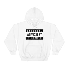 Load image into Gallery viewer, "Parental Advisory" Unisex Heavy Blend™ Hooded Sweatshirt