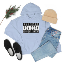Load image into Gallery viewer, "Parental Advisory" Unisex Heavy Blend™ Hooded Sweatshirt