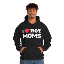 Load image into Gallery viewer, "I Love Hot Moms" Unisex Heavy Blend™ Hooded Sweatshirt