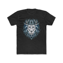 Load image into Gallery viewer, Men's "Lion Head Abstract" Cotton Crew Tee