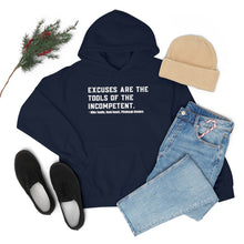 Load image into Gallery viewer, "Excuses" Unisex Heavy Blend™ Hooded Sweatshirt