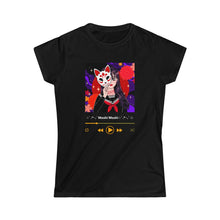 Load image into Gallery viewer, Women's Anime Style "Moshi Moshi" Softstyle Tee