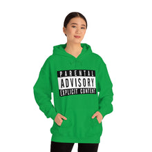 Load image into Gallery viewer, "Parental Advisory" Unisex Heavy Blend™ Hooded Sweatshirt