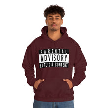 Load image into Gallery viewer, "Parental Advisory" Unisex Heavy Blend™ Hooded Sweatshirt