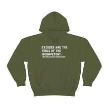Load image into Gallery viewer, "Excuses" Unisex Heavy Blend™ Hooded Sweatshirt