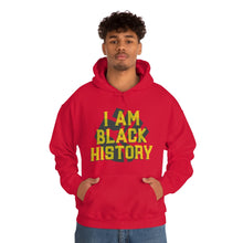 Load image into Gallery viewer, "I Am Black History" Unisex Heavy Blend™ Hooded Sweatshirt