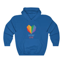 Load image into Gallery viewer, "Support Love" Unisex Heavy Blend™ Hooded Sweatshirt
