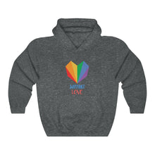 Load image into Gallery viewer, "Support Love" Unisex Heavy Blend™ Hooded Sweatshirt