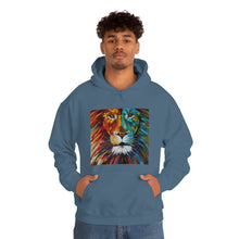 Load image into Gallery viewer, "Abstract Lion" Unisex Heavy Blend™ Hooded Sweatshirt