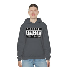 Load image into Gallery viewer, "Parental Advisory" Unisex Heavy Blend™ Hooded Sweatshirt