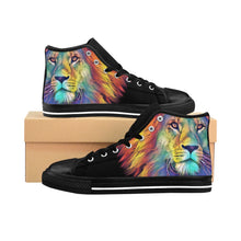 Load image into Gallery viewer, Men's Colorful Lion High-top Sneakers