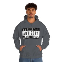 Load image into Gallery viewer, "Parental Advisory" Unisex Heavy Blend™ Hooded Sweatshirt