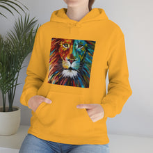 Load image into Gallery viewer, "Abstract Lion" Unisex Heavy Blend™ Hooded Sweatshirt