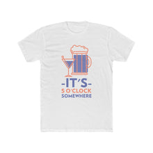 Load image into Gallery viewer, Men's "It's 5 O'Clock Somewhere" Cotton Crew Tee